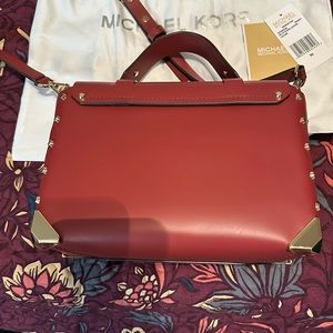 Michael Kors medium school satchel -Brandy